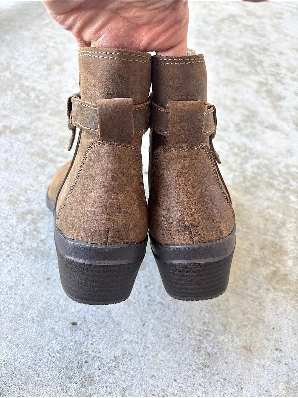 Clarks Angie Spice Women's Brown Ankle Boots US 8 D - Picture 6 of 12